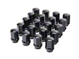 Black OEM Style Lug Nut Kit; 7/8-inch Hex; 9/16-Inch Thread; Set of 20 (05-11 Dakota)