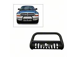 Bull Bar with Skid Plate; Textured Black (97-04 Dakota)