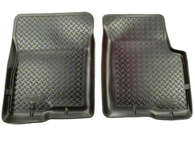 Classic Front Floor Liners; Black (00-04 Dakota)