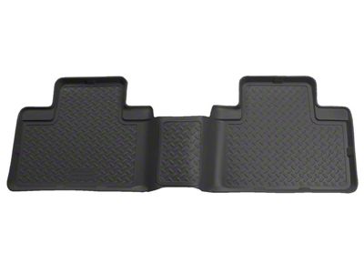 Classic Second Seat Floor Liner; Black (00-04 Dakota Quad Cab)