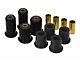 Control Arm Bushing Kit; Uppers without Shells/Lowers with Shells; Black (97-03 2WD Dakota)
