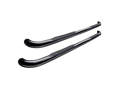 E-Series 3-Inch Nerf Side Step Bars; Black (05-11 Dakota Quad/Crew Cab)