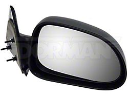 Fixed Manual Non-Heated Side Mirror; Passenger Side; Black (97-01 Dakota)
