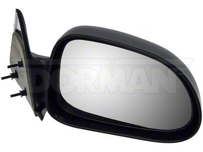 Fixed Manual Non-Heated Side Mirror; Passenger Side; Black (97-01 Dakota)