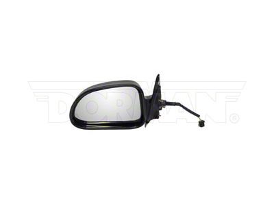 Fixed Powered Non-Heated Side Mirror; Driver Side; Black (01-04 Dakota)