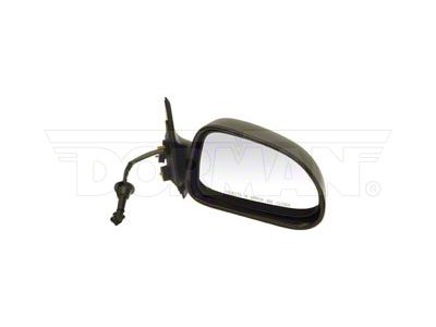 Fixed Powered Non-Heated Side Mirror; Passenger Side; Black (01-04 Dakota)