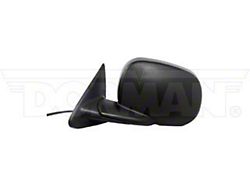 Folding Powered Non-Heated Side Mirror; Driver Side; Black (97-01 Dakota)