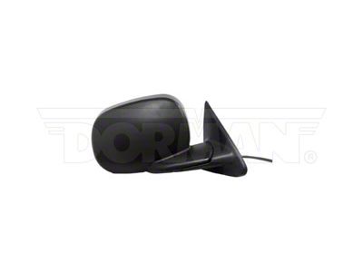 Folding Powered Non-Heated Side Mirror; Passenger Side; Black (97-01 Dakota)