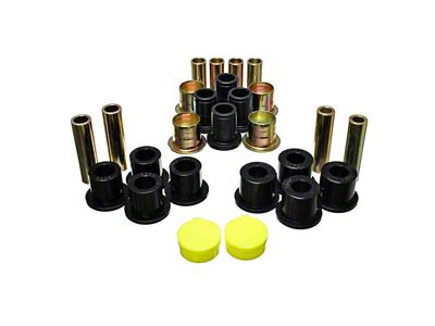 Front Control Arm Bushings; Black (97-04 4WD Dakota)