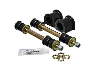 Front Sway Bar Bushings; 28mm; Black (87-96 2WD Dakota)