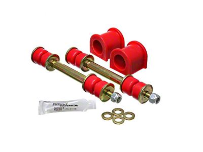 Front Sway Bar Bushings; 28mm; Red (87-96 2WD Dakota)