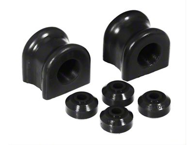 Front Sway Bar and End Link Bushing Kit; 28mm; Black (97-01 2WD Dakota)