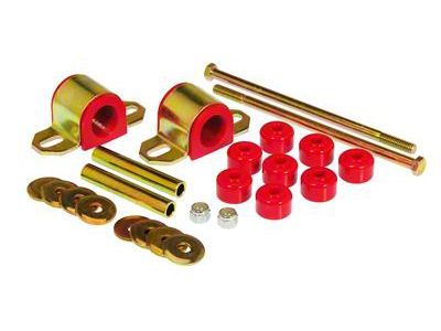 Front Sway Bar and End Link Bushing Kit; 28mm; Red (87-96 2WD Dakota)