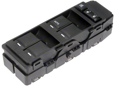 Front Window Switch 6-Button; Driver Side (08-11 Dakota Crew Cab)