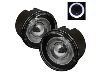 Halo Projector Fog Lights with Switch; Smoked (05-09 Dakota)