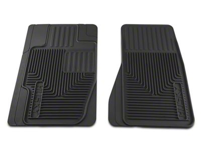 Heavy Duty Front Floor Mats; Black (05-09 Dakota)