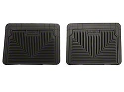 Husky Liners Heavy Duty Second Seat Floor Mats; Black (97-07 Dakota Club Cab, Quad Cab)