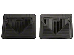 Heavy Duty Second Seat Floor Mats; Black (97-07 Dakota Club Cab, Quad Cab)