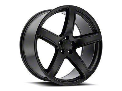 Hellcat HC2 Replica Satin Black 5-Lug Wheel; 24x10; 25.40mm Offset (05-11 Dakota)