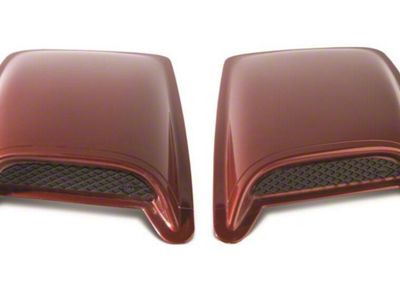 Hood Scoops; Medium; Black (97-07 Dakota)