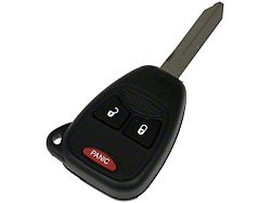 Keyless Entry Remote; 3-Button (05-12 Dakota w/ Transponder ID46)