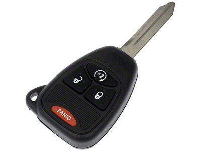 Keyless Entry Remote; 4-Button (07-12 Dakota w/ Remote Start)