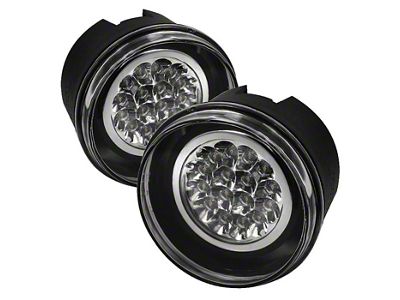 LED Fog Lights with Switch; Clear (05-09 Dakota)