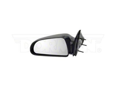 Manual Non-Heated Side Mirror; Driver Side; Black (05-08 Dakota)