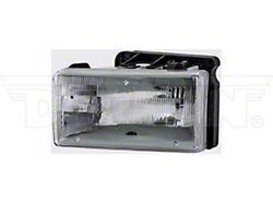OE Style Headlight; Chrome Housing; Clear Lens; Driver Side (91-96 Dakota)