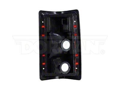 OE Style Tail Light; Black Housing; Red/Clear Lens; Driver Side (87-96 Dakota, Excluding SE)
