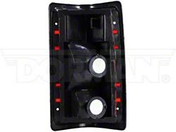 OE Style Tail Light; Black Housing; Red/Clear Lens; Passenger Side (87-96 Dakota, Excluding SE)