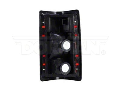 OE Style Tail Light; Black Housing; Red/Clear Lens; Passenger Side (87-96 Dakota, Excluding SE)