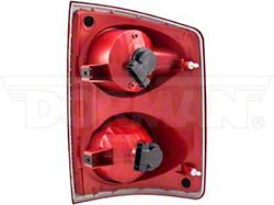 OE Style Tail Light; Chrome Housing; Red/Clear Lens; Driver Side (05-07 Dakota)