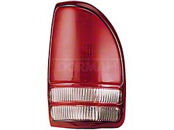 OE Style Tail Light; Chrome Housing; Red/Clear Lens; Passenger Side (97-04 Dakota)
