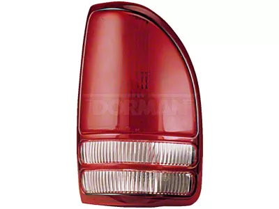 OE Style Tail Light; Chrome Housing; Red/Clear Lens; Passenger Side (97-04 Dakota)