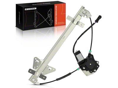 Power Window Regulator with Motor; Rear Driver Side (00-04 Dakota Quad Cab)