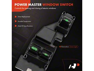 Master Power Window Door Switch For 2005-2011 Dodge Dakota (4 Window) - Topgearsltd