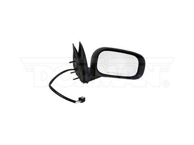 Powered Heated Side Mirror; Passenger Side; Black (05-07 Dakota)