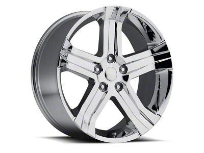 RT Replica Chrome 5-Lug Wheel; 24x10; 25mm Offset (05-11 Dakota)