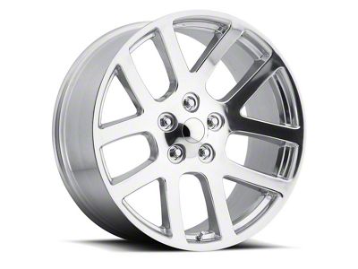 SRT10 Replica Chrome 5-Lug Wheel; 24x10; 25.40mm Offset (05-11 Dakota)