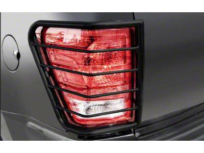 Tail Light Guards; Black (05-11 Dakota)