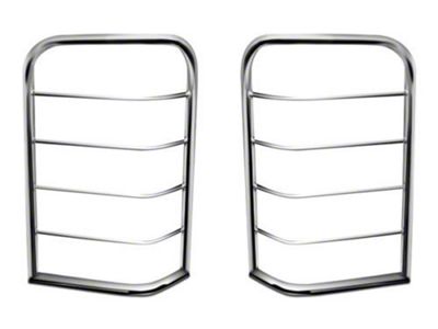 Tail Light Guards; Stainless Steel (05-11 Dakota)