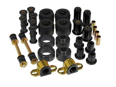 Total Bushing Kit; Black (87-96 2WD Dakota)