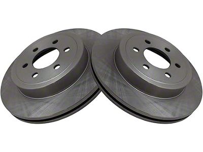 Vented 5-Lug Rotors; Front Pair (03-04 Dakota)