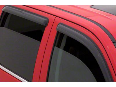 Ventvisor Window Deflectors; Front and Rear; Dark Smoke (05-11 Dakota Club/Extended Cab)