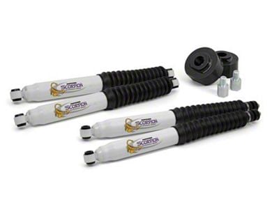 Daystar 2-Inch Front Suspension Lift Kit with Shocks (11-24 2WD F-250 Super Duty)