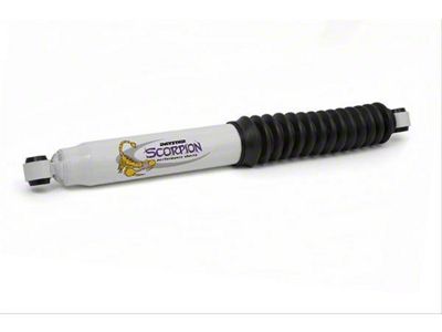Daystar Shock Absorber; Shock Absorber; White; Replacement; Rear; With 0-Inch Lift or Drop (15-16 F-150)
