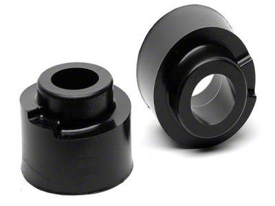 Daystar Suspension Leveling Kit; Suspension Coil Spring Spacer; Black; Comfort Ride ; 2.50-Inch Lift; Front.; Pair; For Tire Size 33-Inch; Longer Replacement Shocks Required; Wheel Alignment Needed (11-18 4WD 6.2 or 6.7L F-350 Super Duty)