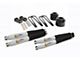 Daystar Suspension Lift Kit; Black; 2.50-Inch Front Lift; Includes 2-Inch Rear Lift Blocks, U-Bolts, Front and Rear Scorpion Shock Absorbers; For Vehicles with Dana 70 (11-18 4WD F-350 Super Duty)