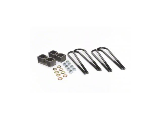 Daystar Suspension Lift Kit; Spacers; 2-Inch Lift; Includes Complete Block and U-Bolt Kit; 3.50-Inch Axle Tube Diameter; Rear (11-18 4WD F-350 Super Duty)